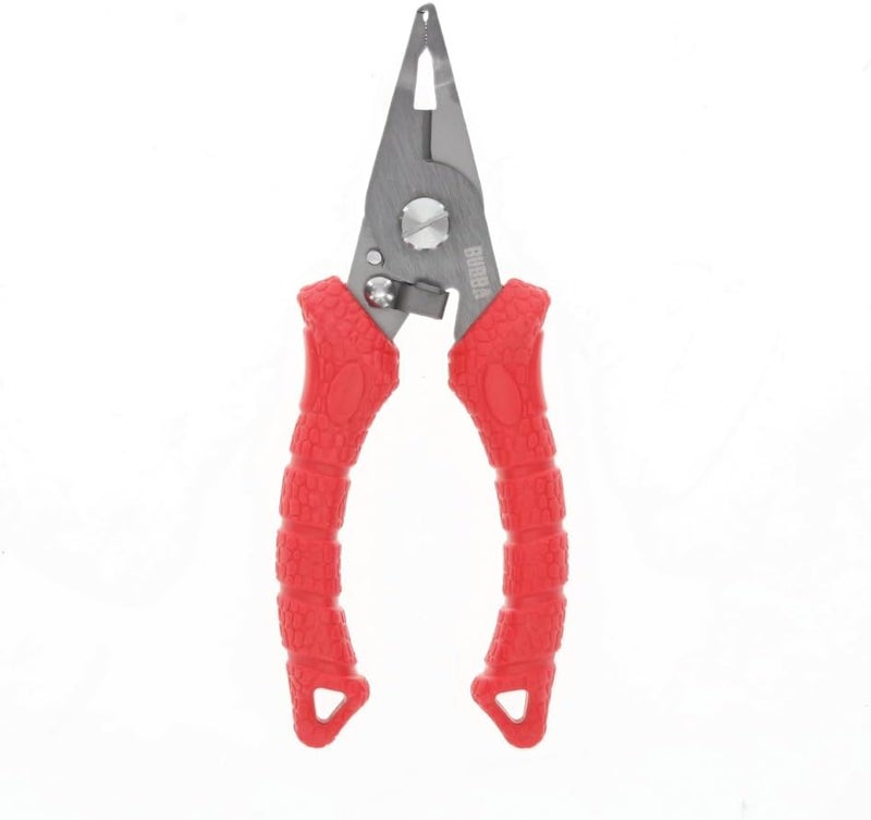 Bubba 6" Split Ring Pliers with Micro Serrated Line Cutters and Stainless Steel Construction, Precise Tip and Non-Slip Grip - Image 1